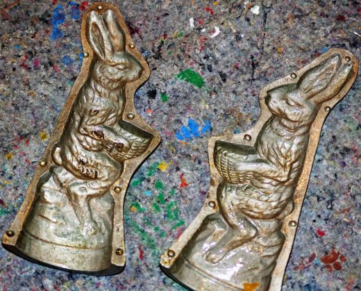 Früher aus Eisen, Blei und Zink; heute aus Aludruckguss: Die Formen.